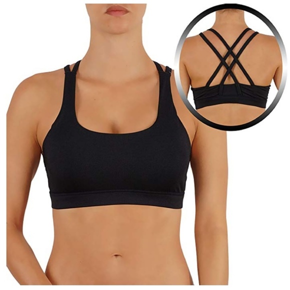 Other - top high compression sports bra cris cross straps